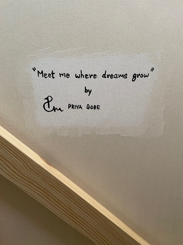 Meet me where dreams grow - Framed image 1