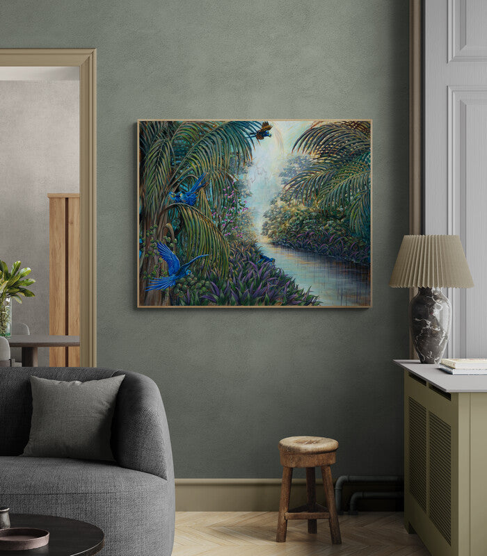 Meet me where dreams grow - print on canvas image 1