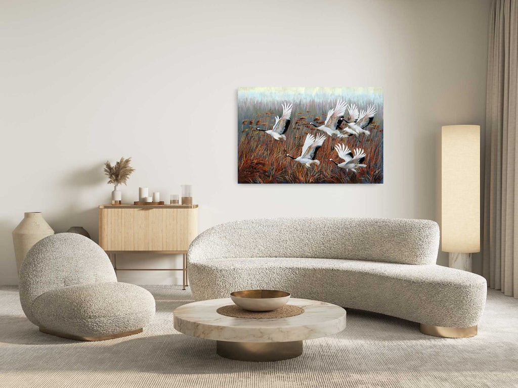 Against the Wind - Stretched Canvas - Fine Art Print 120 x 80 x 3 cm image 5