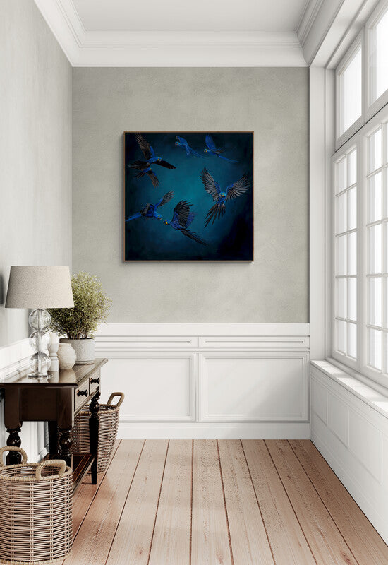 I'm in a Happy Place - print on canvas image 1