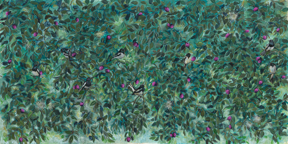Kissed by Nature - Stretched Canvas - Fine Art Print 100 x 50 x 3 cm image 1