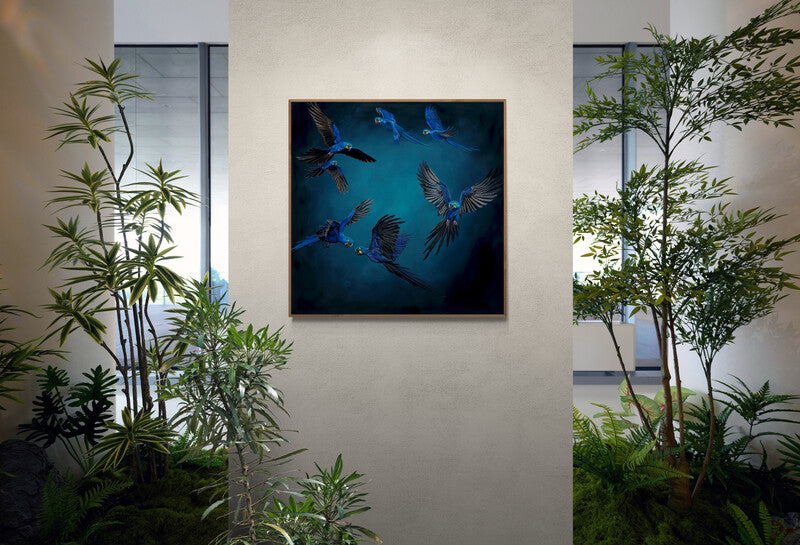 I'm in a Happy Place - print on canvas image 2