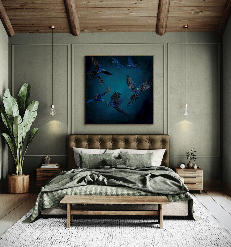 I'm in a Happy Place - print on canvas image 0