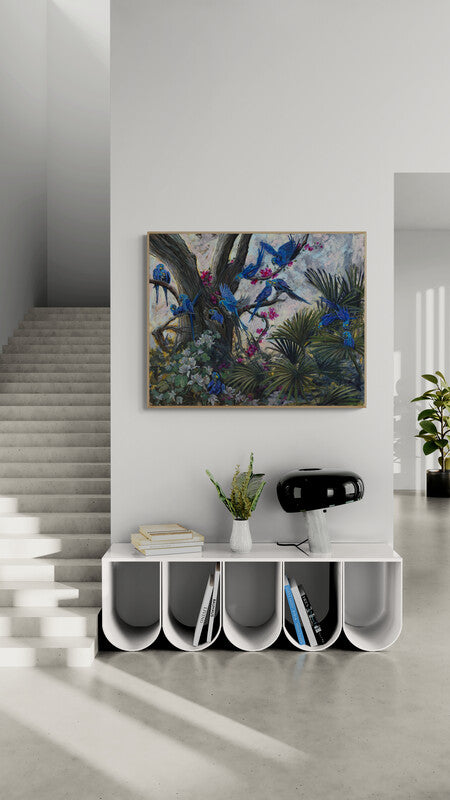 A tale of Joy and Bliss - print on canvas image 2