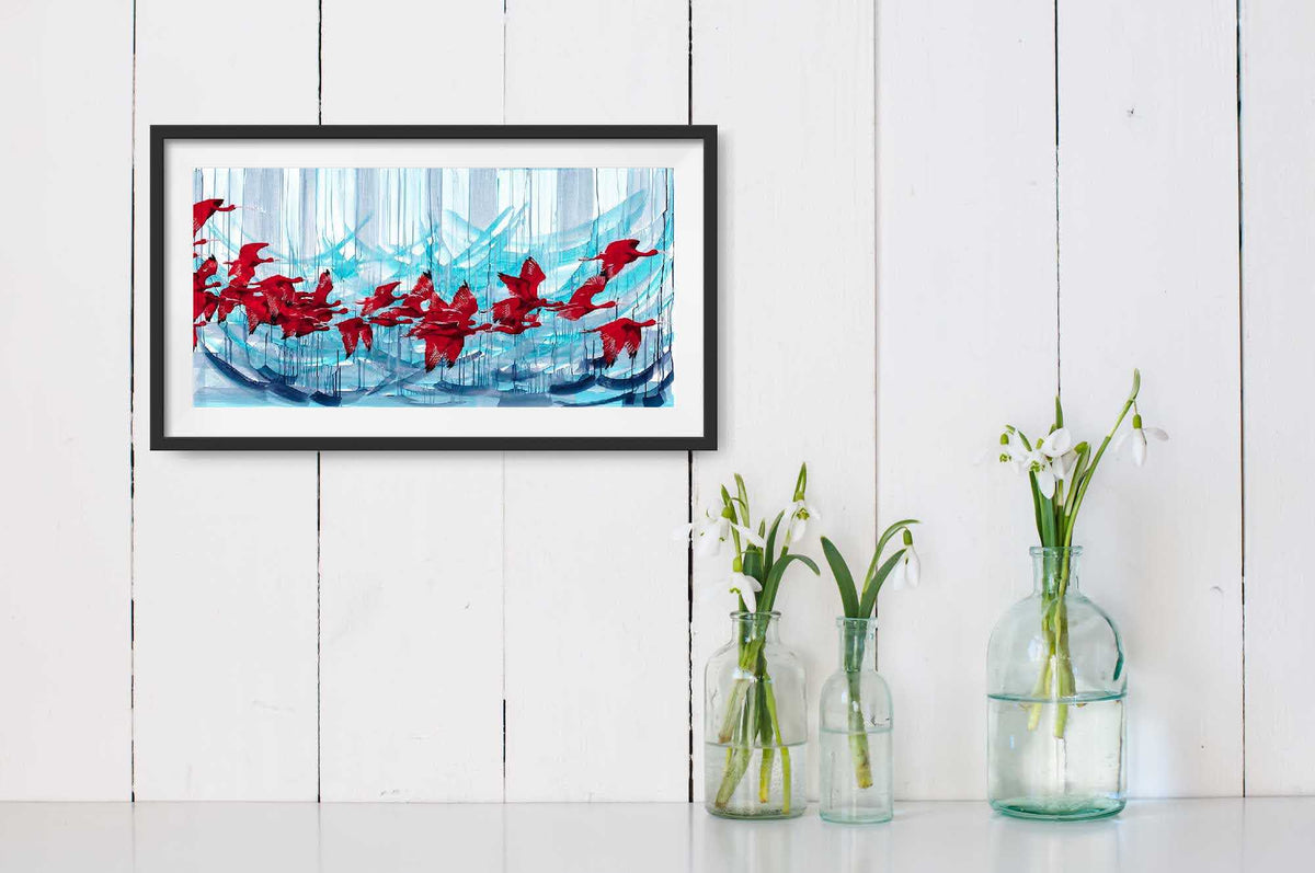 Mig-RED-tory Birds Giclee Reproduction image 1