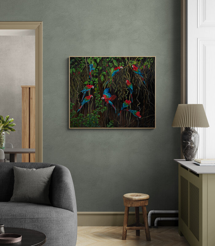 Rainforest Retreat - print on canvas image 0