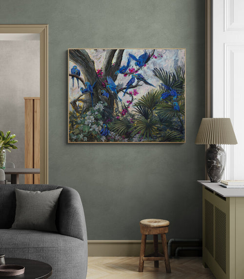 A tale of Joy and Bliss - print on canvas image 1