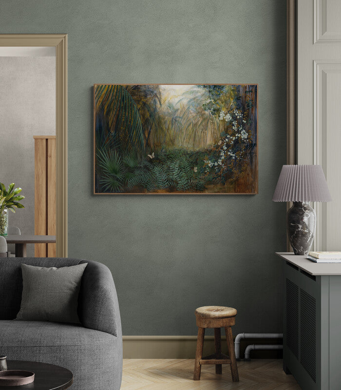 Heart of a Butterfly - print on canvas image 1