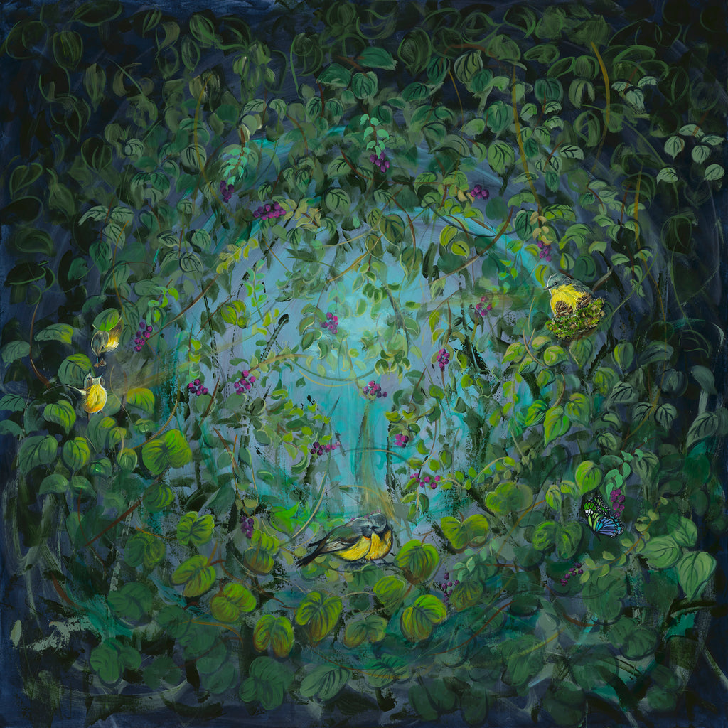 Harmony of Life - Stretched Canvas - Fine Art Print 60 x 60 x 3 cm image 1