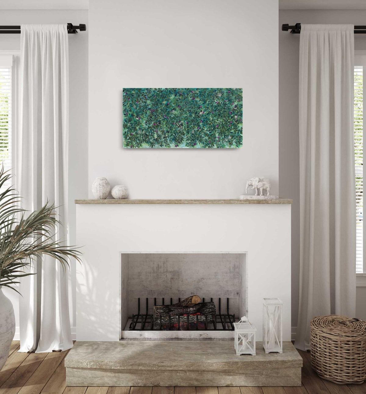 Kissed by Nature - Stretched Canvas - Fine Art Print 100 x 50 x 3 cm image 0