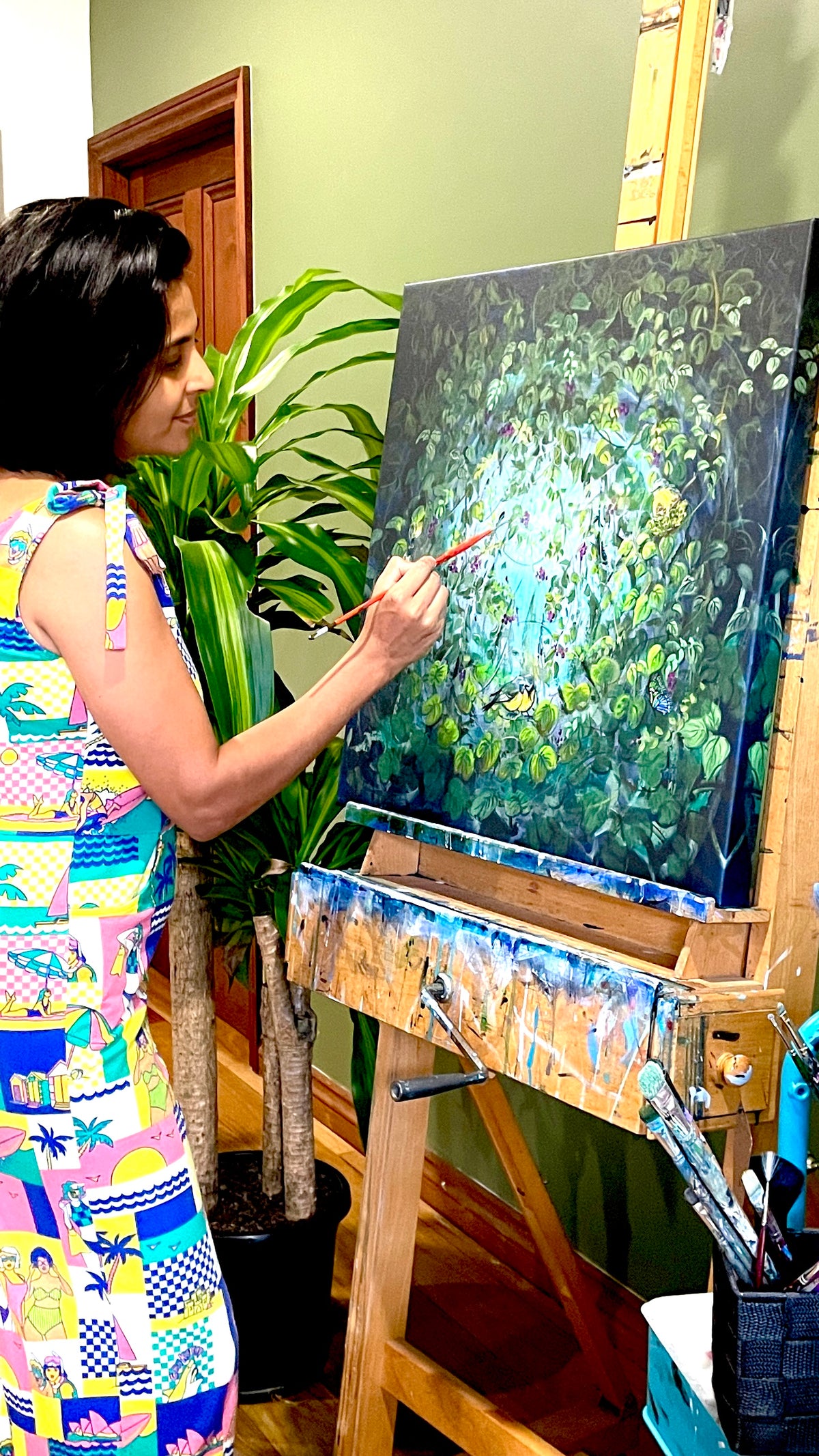 Harmony of Life - Stretched Canvas - Fine Art Print 60 x 60 x 3 cm image 12