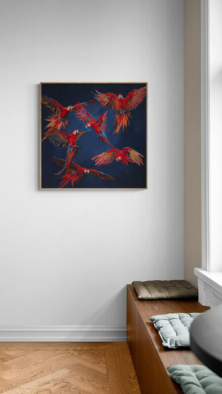 Scarlet Milonga - Framed image 3