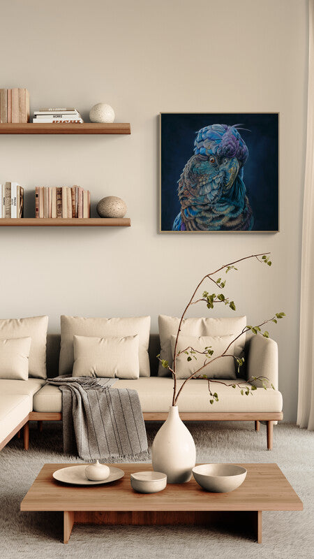 Back in Black - print on canvas image 2