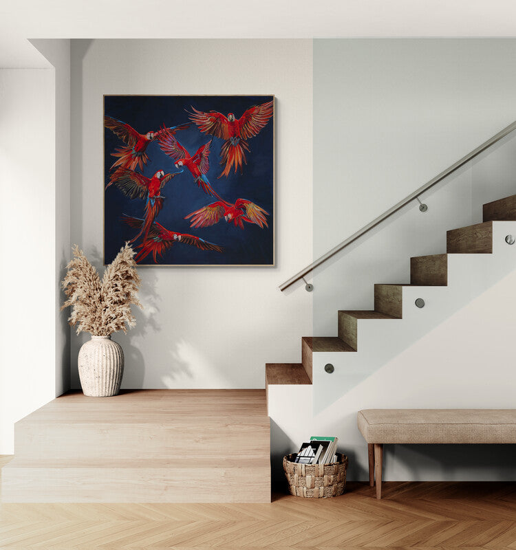 Scarlet Milonga - Framed image 1