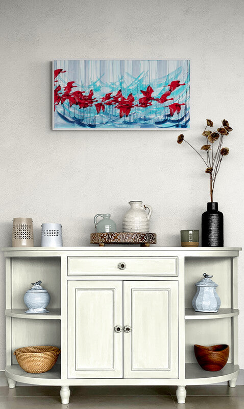Mig-RED-tory Birds - print on canvas image 2