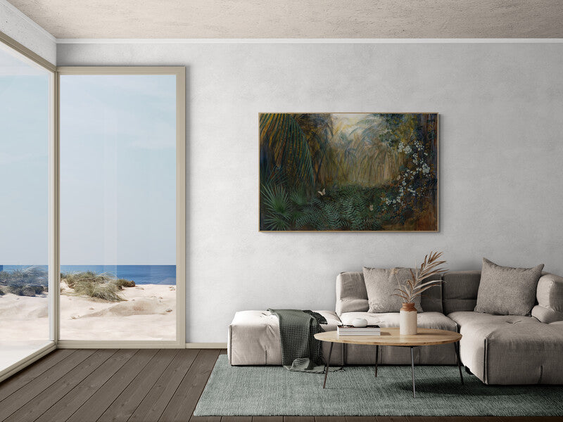 Heart of a Butterfly - print on canvas image 0