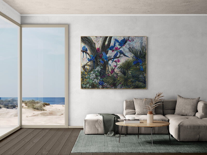 A tale of Joy and Bliss - print on canvas image 0
