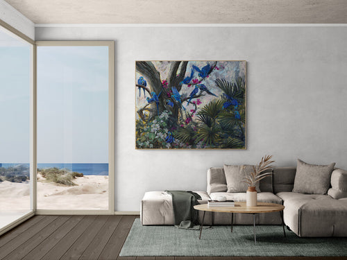 A tale of Joy and Bliss - print on canvas image 0