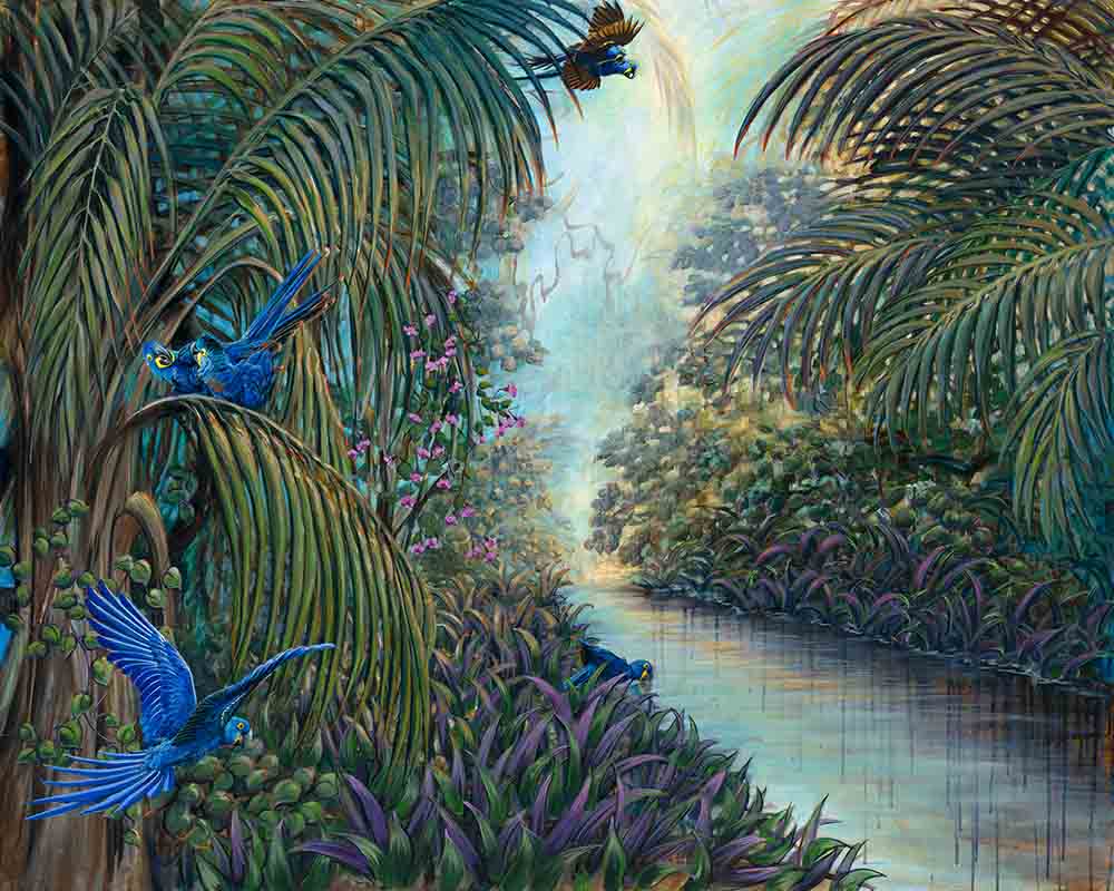 Meet me where dreams grow - print on canvas image 3