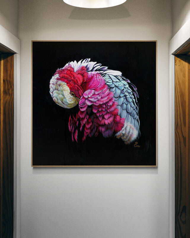 Loved - print on canvas image 0